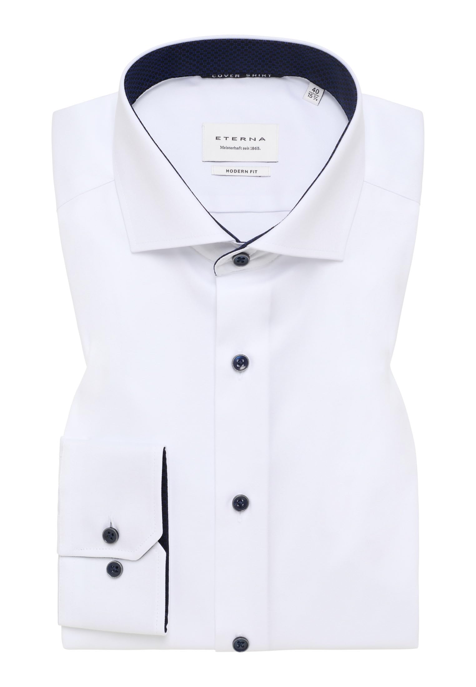 ETERNA Male Cover Shirt unifarben MODERN FIT