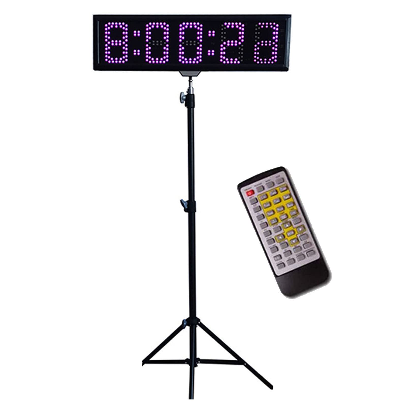 Temporizador de intervalos LED con Control Remoto, Reloj de Cuenta Regresiva/Ascendente, cronómetro, Temporizador de Entrenamiento para el hogar, Garaje, Gimnasio, Fitness, Reloj de cronometraje de