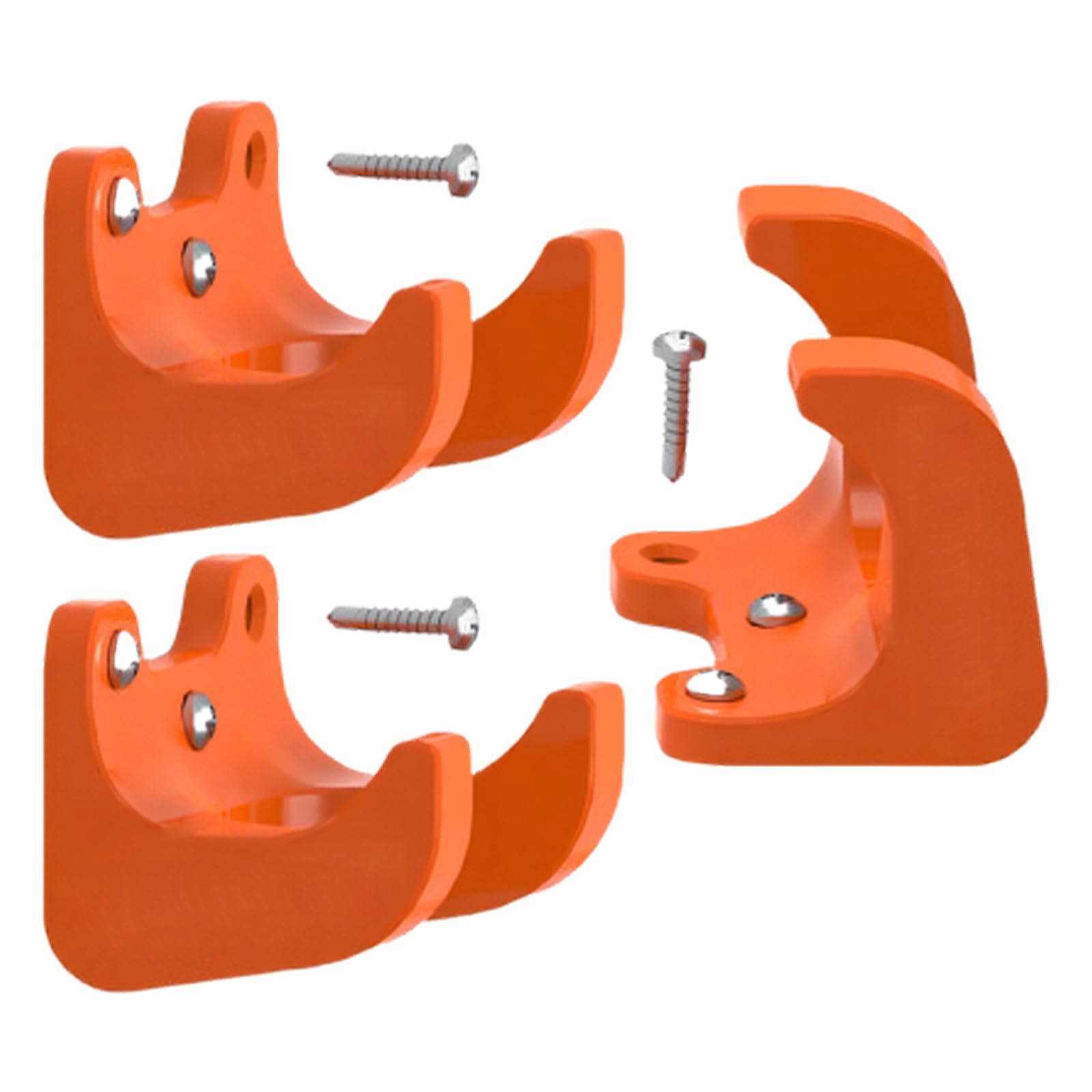 Piceioep Multipurpose Wall Mount Garden Tool Holder Mop and Broom Holder Strong Hold Storage Hook for Various Tool Garage Garden Organizers Wall Mount