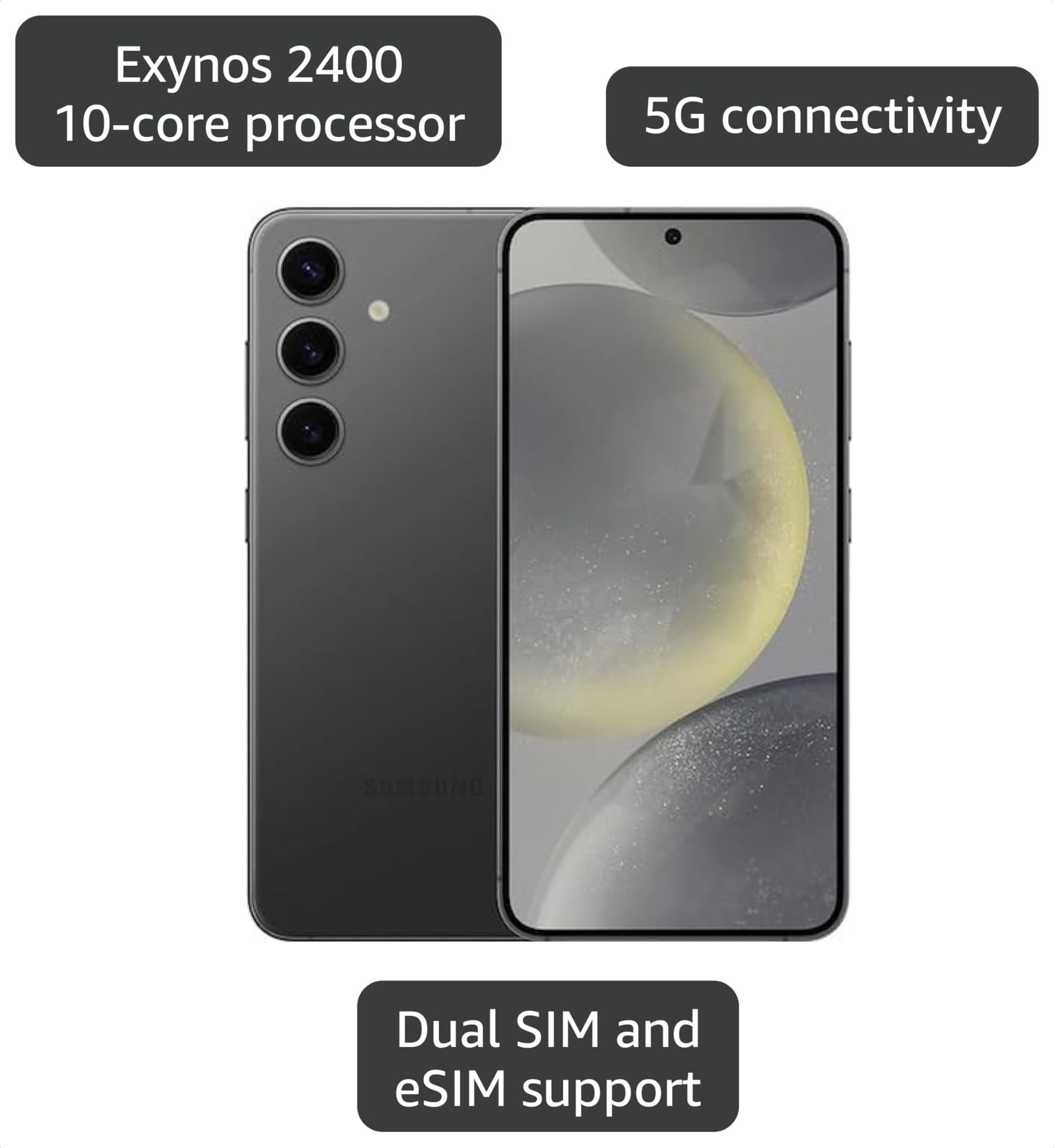 Amazon.com: SAMSUNG Galaxy S24 Dual SIM, SM-S921B/DS Dual Sim EU