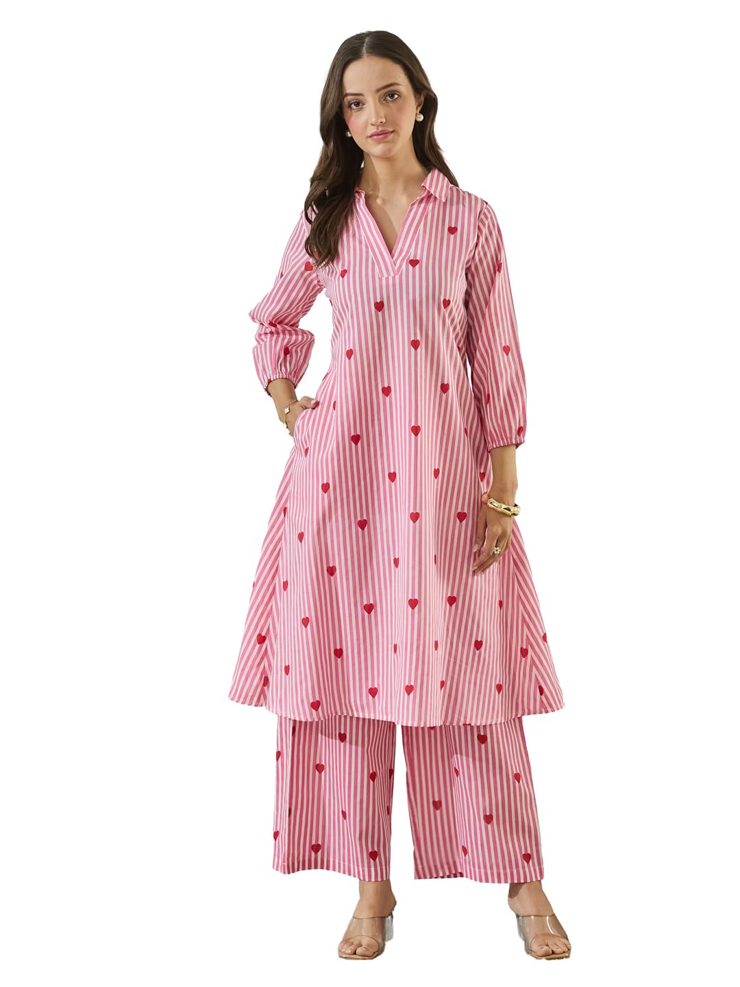mokosh Women’s Cotton Print Kurta with Palazzo Co-ords Set-picture-20