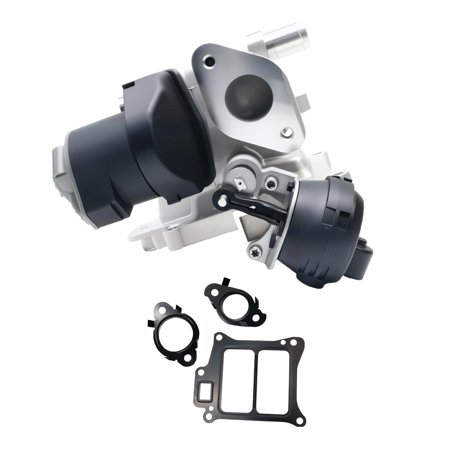 Kit Valvola AGR Raffreddatore Recircolo Gas di Scarico Compatibile per Volvo S60 II V70 3 XC60 XC70 II 36010128 Valvola EGR 31422378 360101