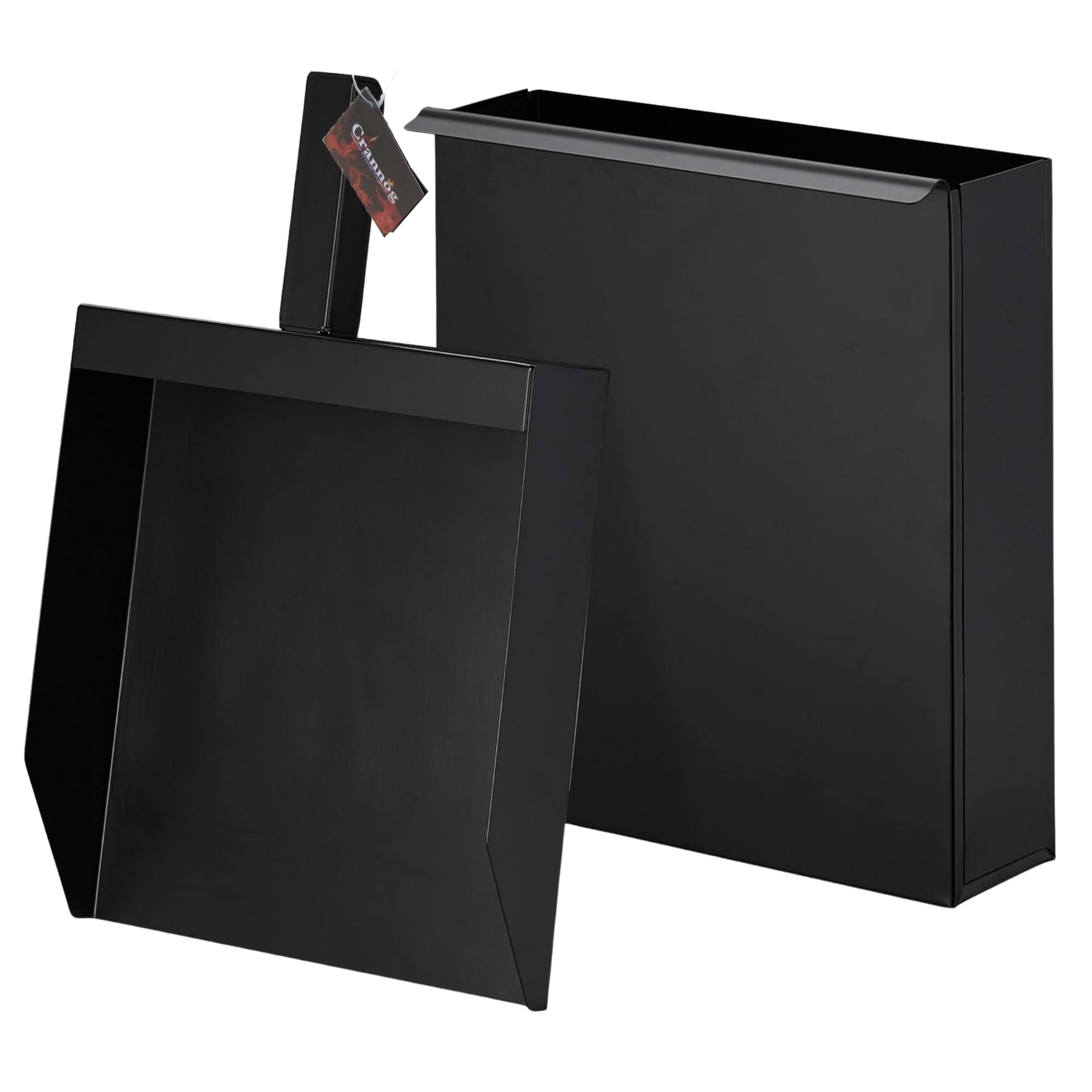 – Crannog Heavy Duty Large Ash Carrier Shovel & Pan for Easy Cleaning of Ashes Ideal Fireplace Accessory for Indoor Log Burner & Open Fires | Tray Fits Under Standard Fire Grates (13.7"x9"x2.5")