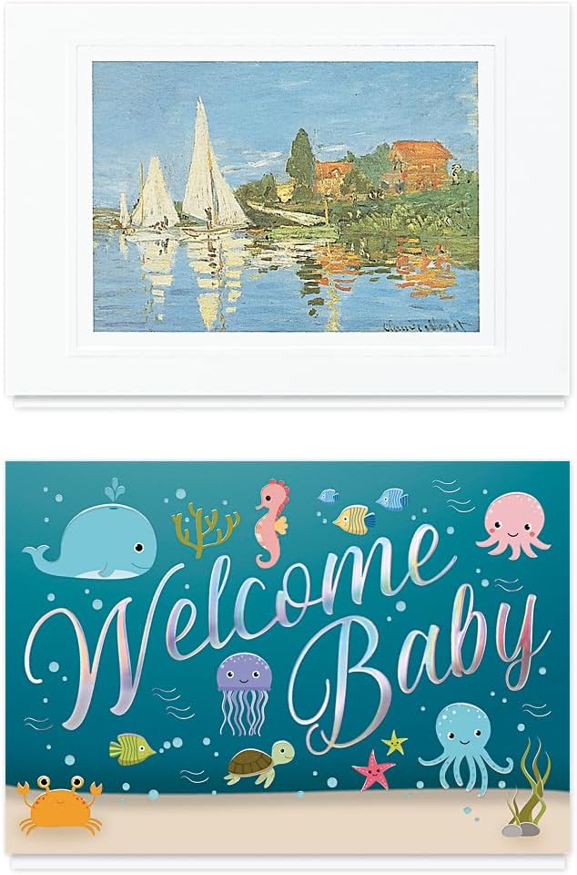 The Gallery Collection - HR Greeting Card Assortment Box (25 Cards) Birthdays, Sympathy, Work Anniversaries & More