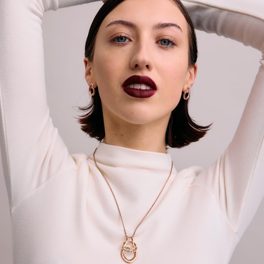 Pixie Wing Vesta Ring Keeper Necklace, 18k Gold-Plated Engagement Ring Holder for Women (17.7" chain with 4'' extender) - Image 8