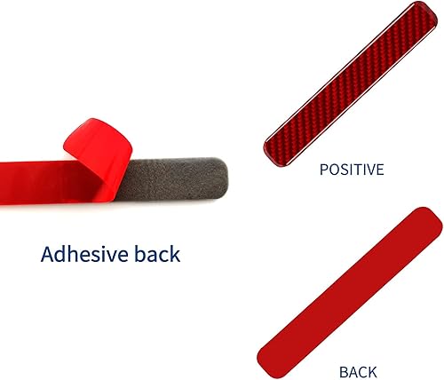 Miniatura 3 de SUNJIKA Compatible con 1 manija de palanca de cambios de fibra de carbono, calcomanía decorativa para Ford Explorer 2013 2014 2015 2016 2017 2018