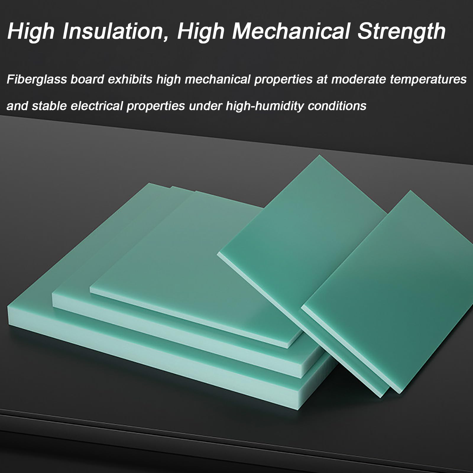 Fiberglass Insulation Board FR4 250x250mm Pannello in Fibra di Vetro Laminato Resistente Calore E all'Usura per Apparecchiature Elettriche E Uso Industriale,25mm