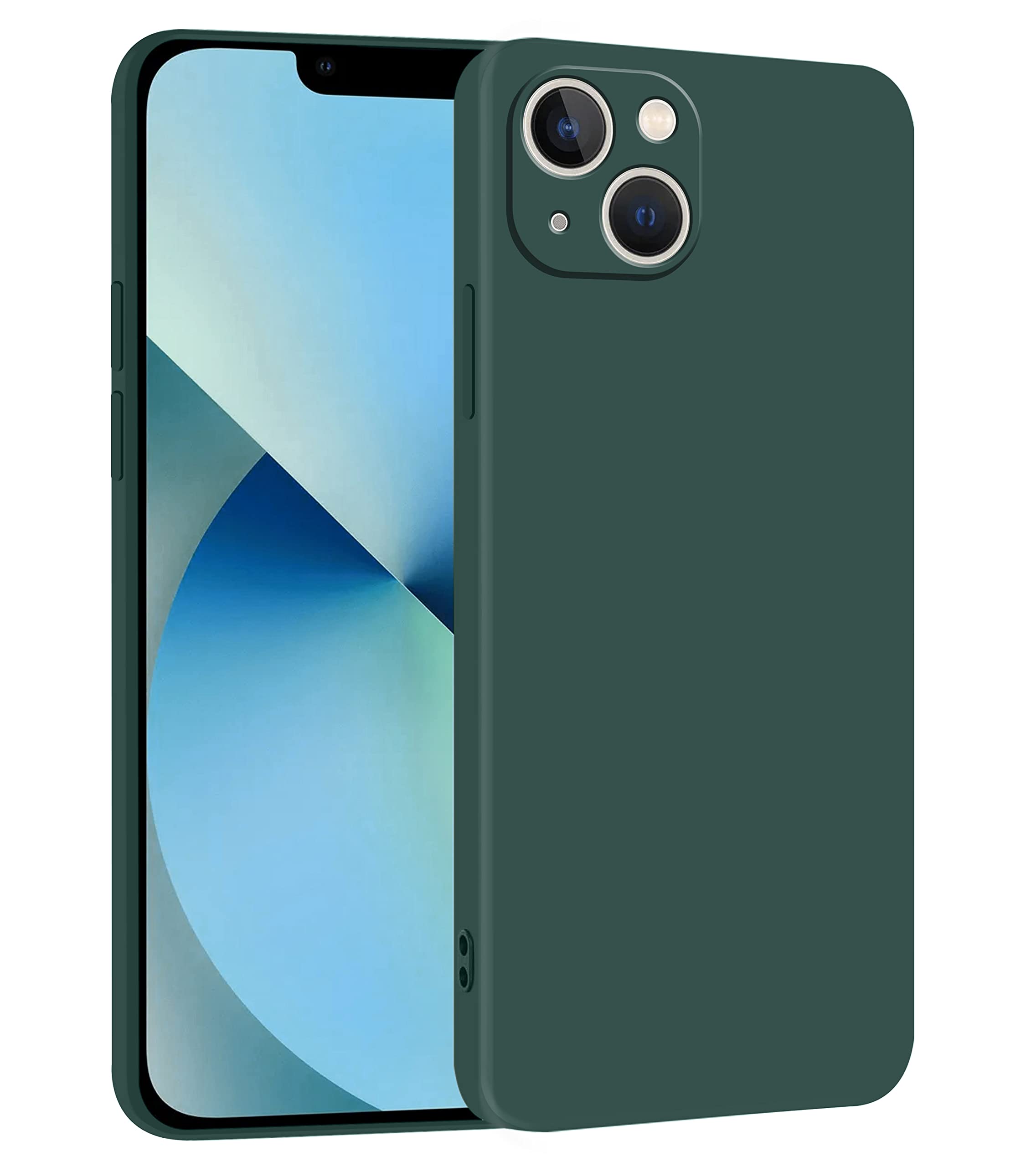 Zapcase Back Case Cover for iPhone 13 | Compatible for iPhone 13 Back Case Cover | Matte Soft Flexible Silicon | Liquid Silicon Case for iPhone 13 with Camera Protection |Green (B0BBGWJ8G6) Amazon Price History, Amazon Price Tracker