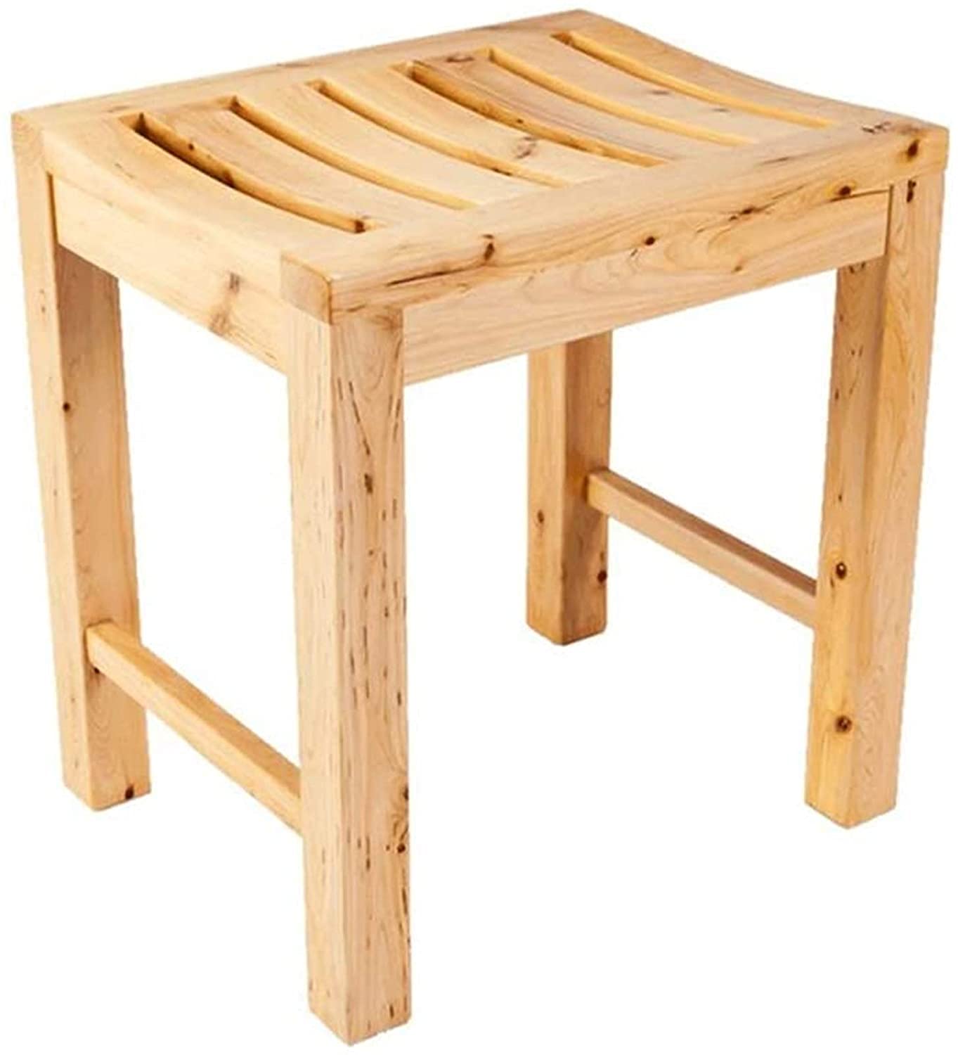 Tabouret de douche siège de salle de bain en bois tabouret de bain portable
