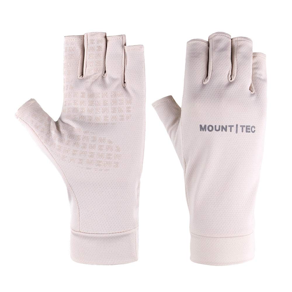 MOUNT TEC Unisex UV Protective Fingerless Gloves UPF 50+ Summer Sun Glove for Outdoor Fishing Cycling Hiking Driving Kayaking