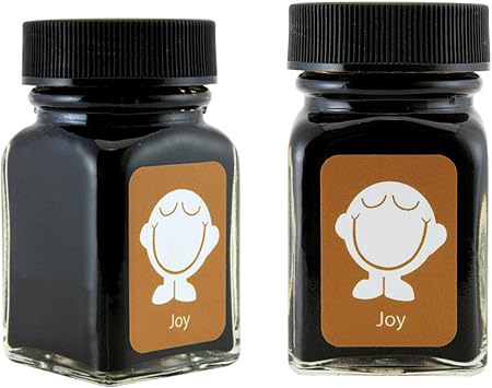 Monteverde 60ml Emotions Fountain Pen Ink Bottle 30ml Joy Sepia G309JS Ink Bottle - Pack of 2
