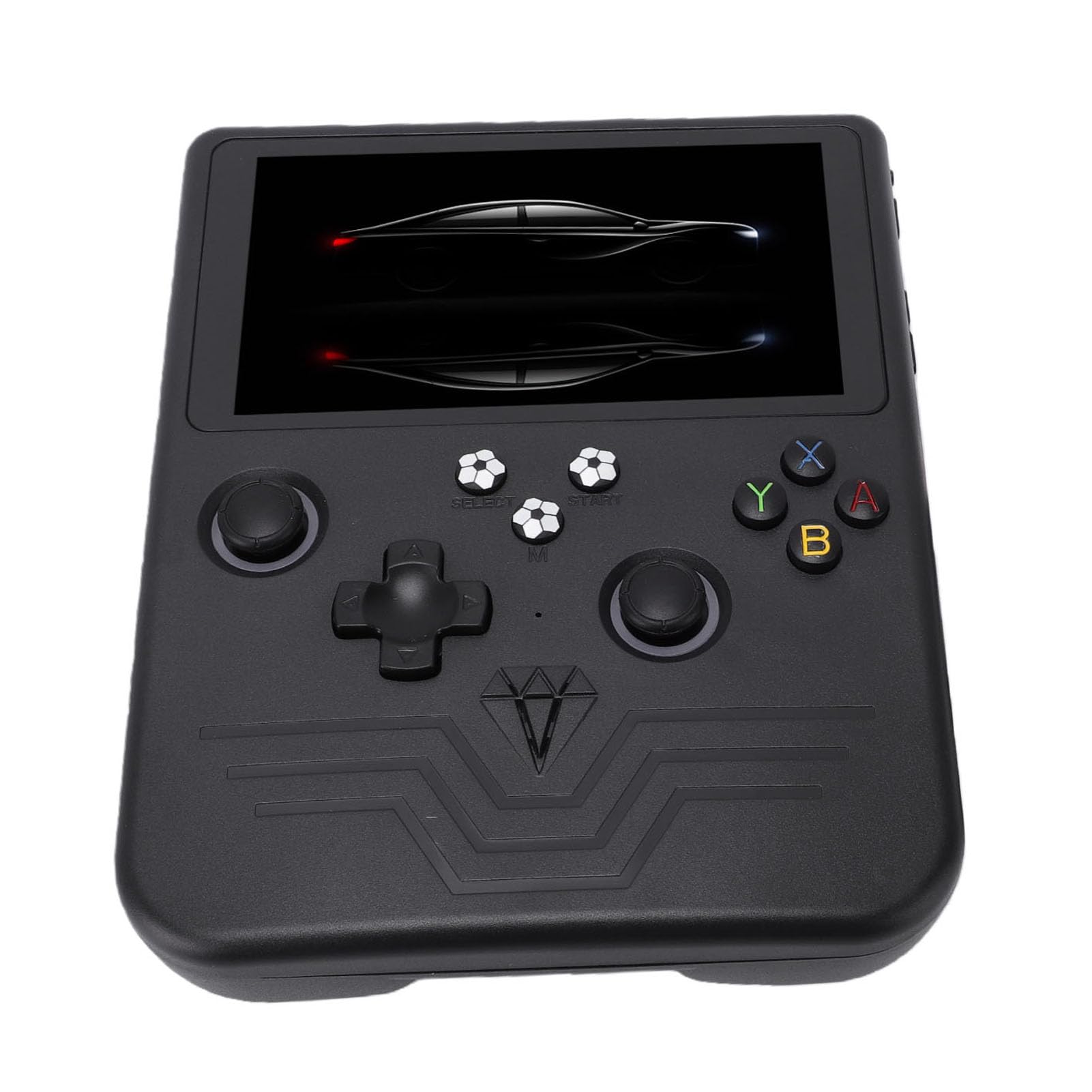 Generic Consola de Juegos Portátil con Joystick Dual y Pantalla HD de 6 Pulgadas Portátil para Entusiastas de los Juegos Retro (Black)