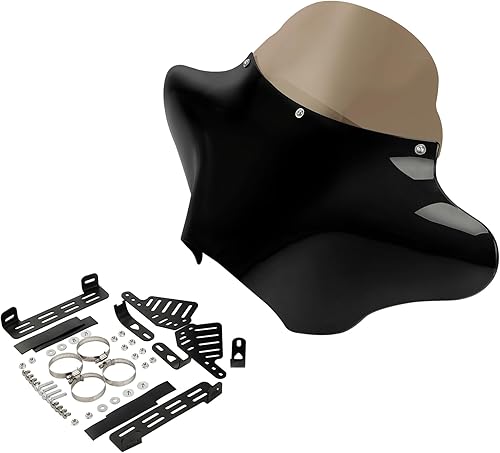 Miniatura 6 de XFMT Carenado de murciélago delantero exterior de motocicleta para Harley Touring Road King Softail Dyna Honda Valkyrie Shadow Sukuzi Boulevard