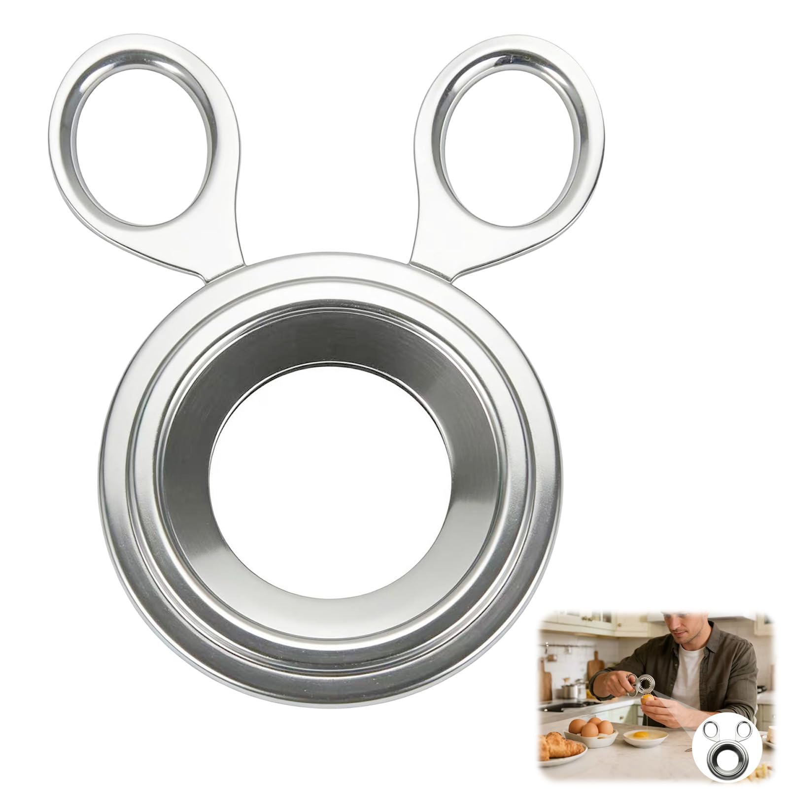 coupe-oeuf inox œufs durs lame filo