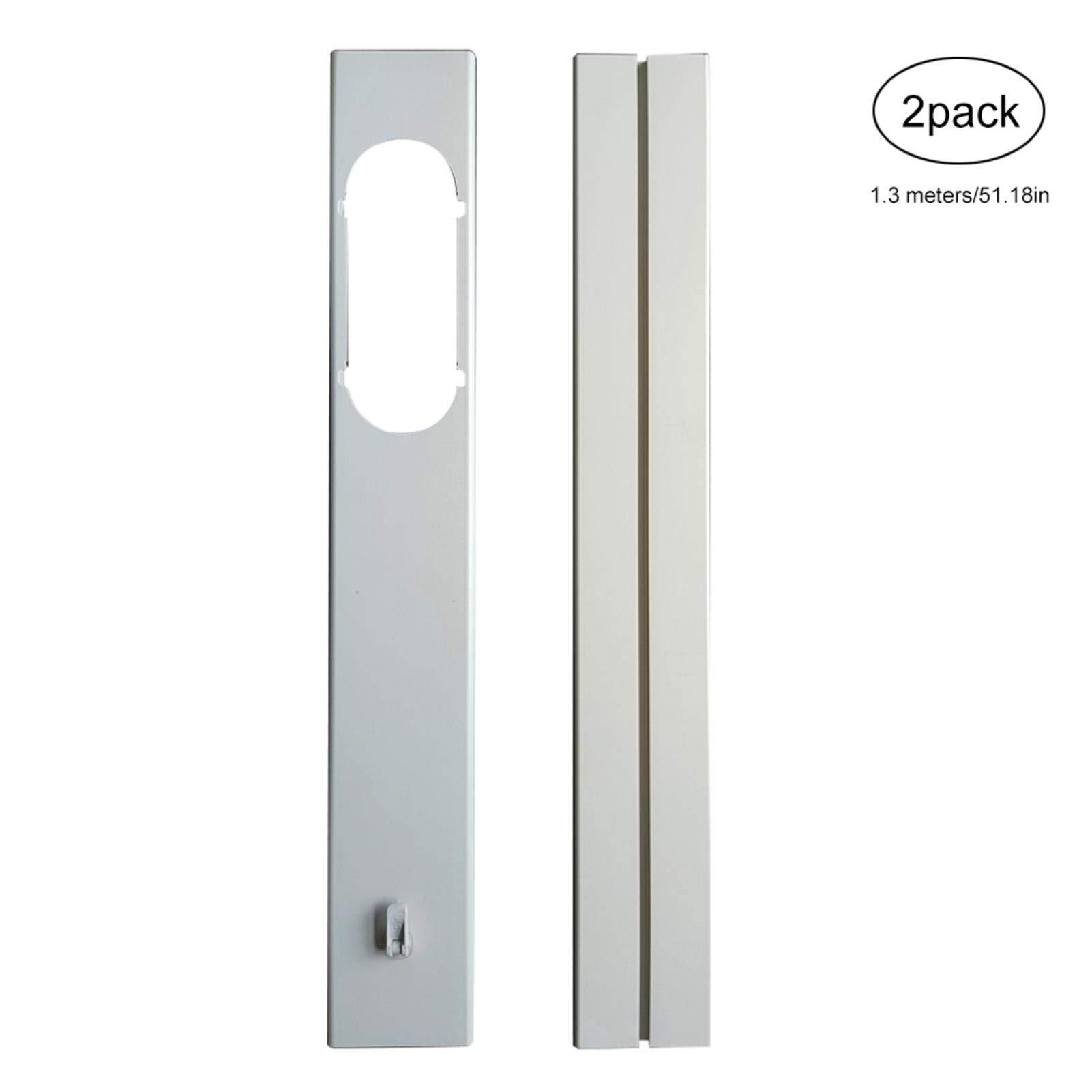 Leisuretime Panel Adaptador de Ventana de acondicionador de Aire portátil, Kit de Deslizamiento de Ventana Placa de Longitud Ajustable para Manguera de Escape