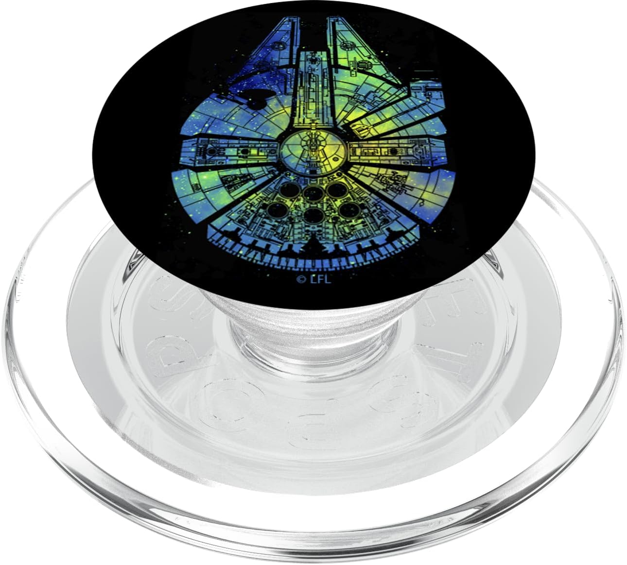 Star Wars Millennium Falcon Tie Dye Galaxy Fill PopSockets PopGrip for MagSafe