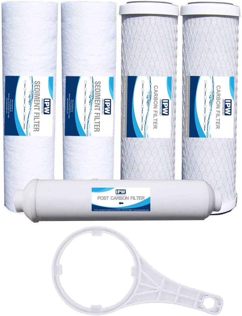 Compatible Watts 5-PK-4SV Premier 1-Year 4-Stage Reverse Osmosis Replacement Filter Kit, 5-Pack by IPW Industries Inc