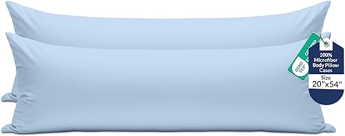 Miniatura 67 de Royale Linens Paquete de 2 fundas de almohada tamaño Queen de 20 x 30 pulgadas, microfibra cepillada de 1800, fundas de almohada de cama