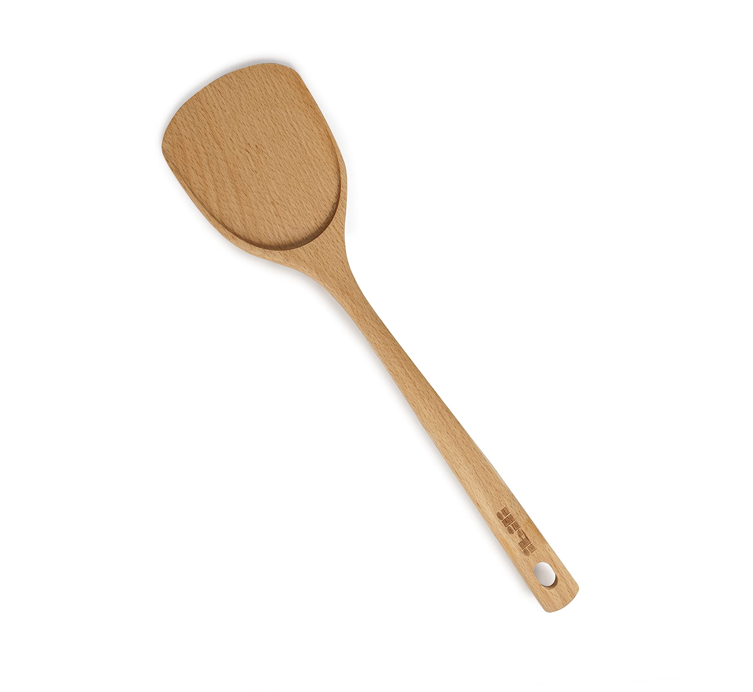 thumbnail: IBILI XL Houten Spatel/Lepel - Duurzaam Beukenhout, 34 Cm - Keukenaccessoire Voor Bakken & Koken