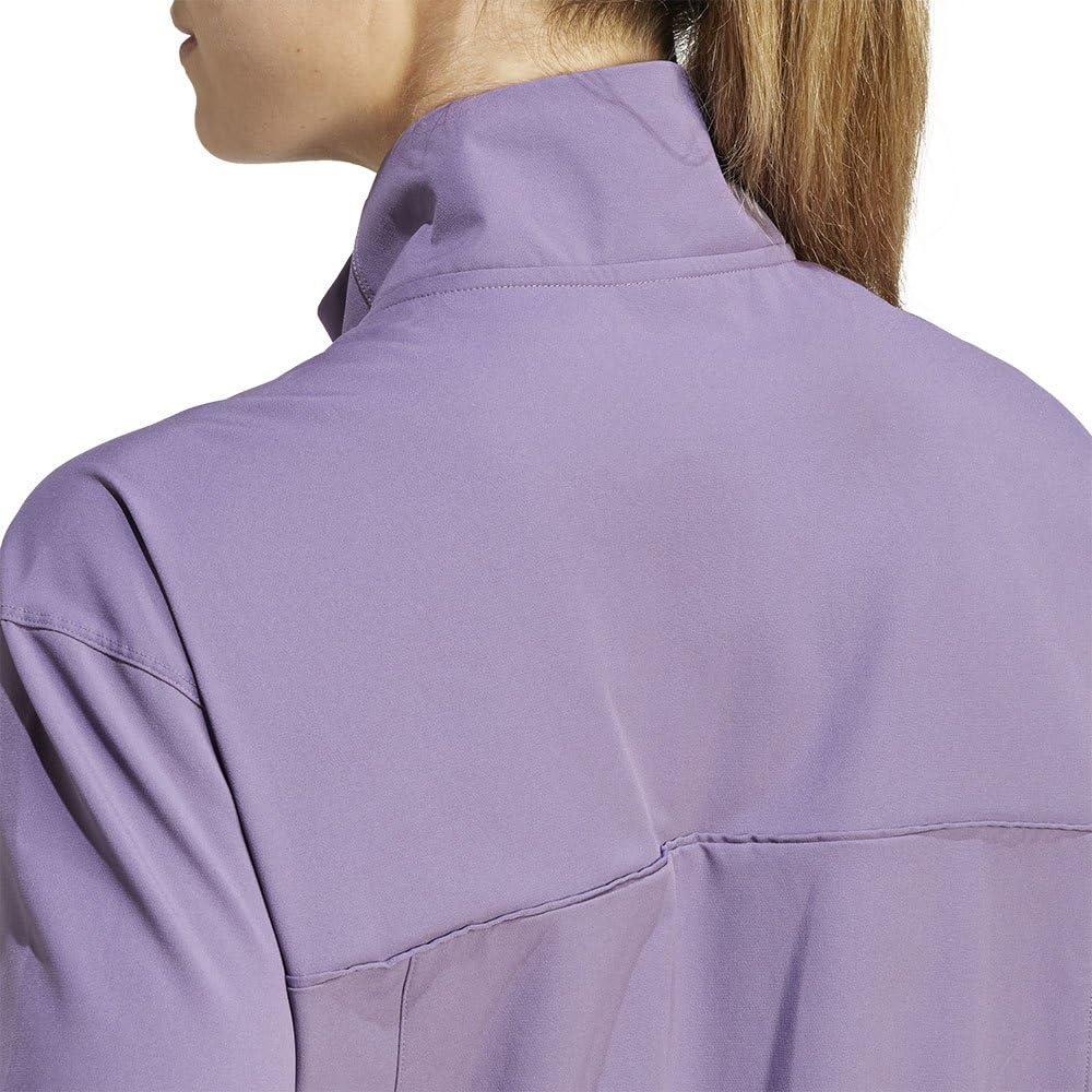 Adidas Aeroready Train Essentials Woven Quarter-Zip Track Jacket Top Mujer