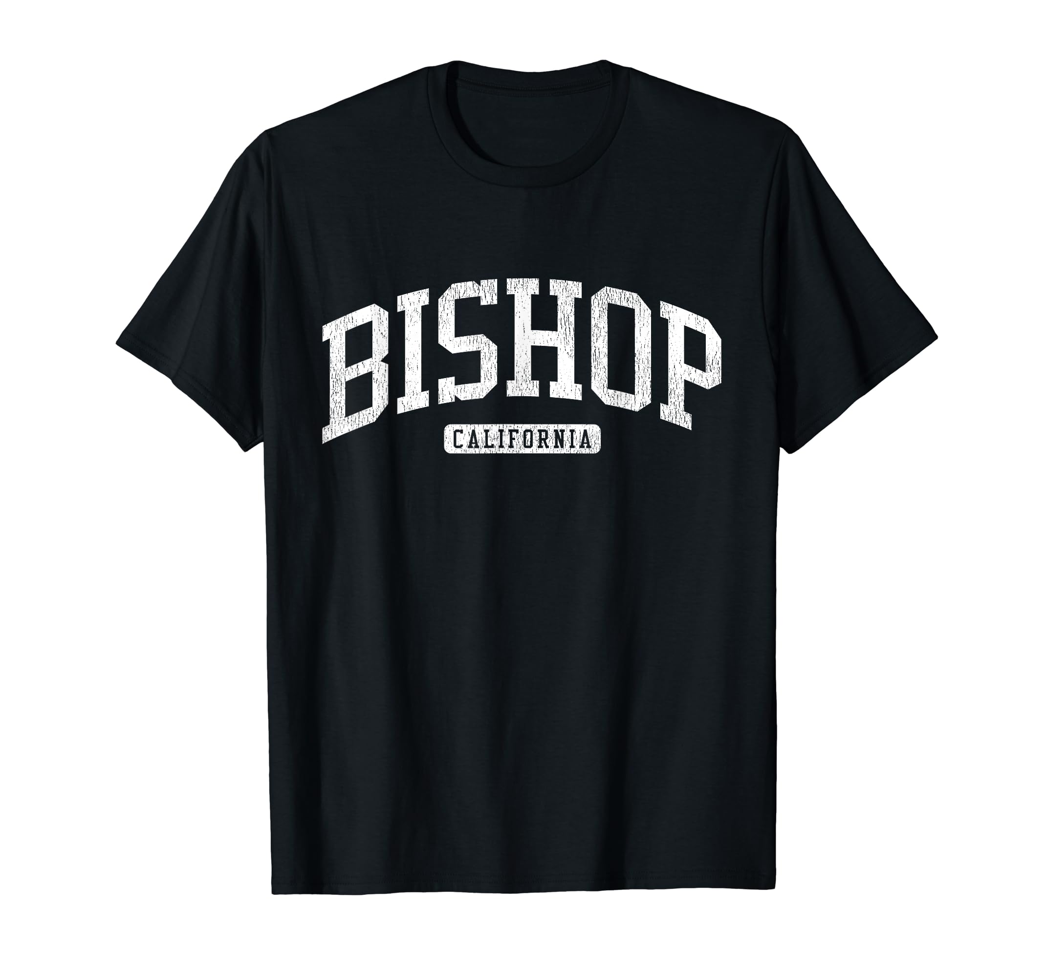 Bishop California CA JS03 College University Style T-Shirt