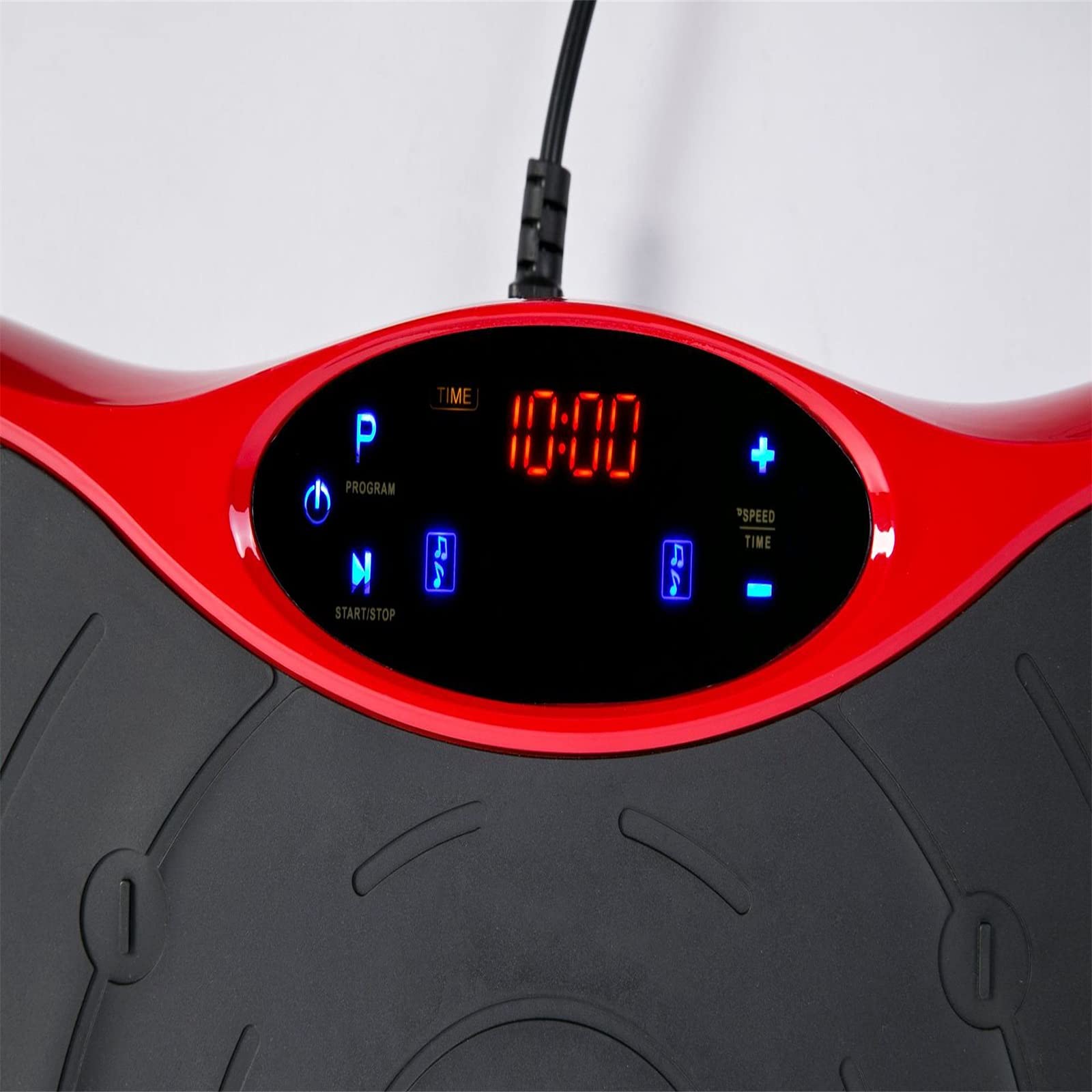 Pedane vibranti, pedana Vibrante con Altoparlante Bluetooth, 5 modalità di Programma, 2 Fasce di Resistenza, Allenatore Fitness con Vibrazione per Perdita di Peso e tonificazione del Corpo