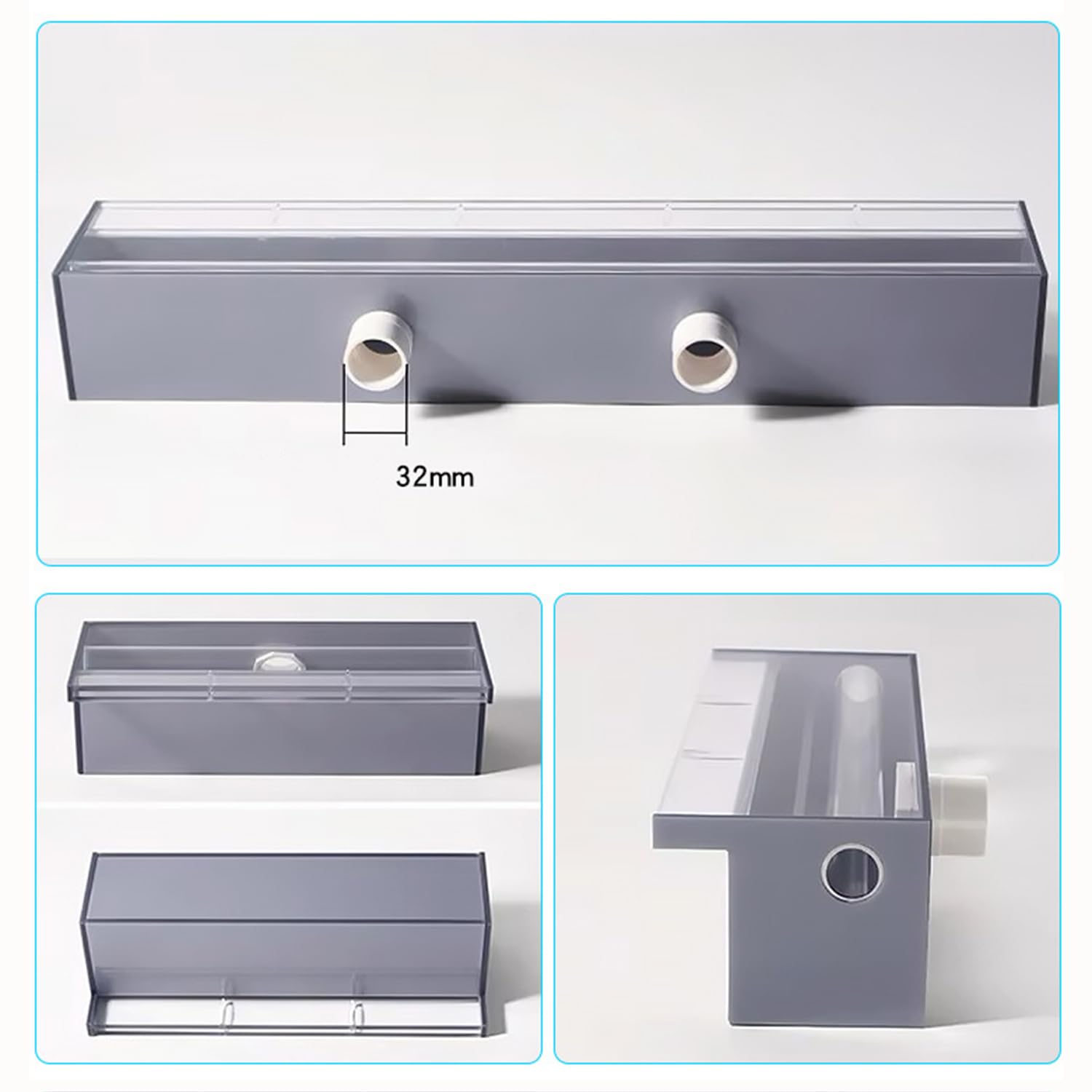 Kit Cascata Piscina Laghetto 30cm,Fontana In Acrilico,Controllabile Tramite App,Decorazione Laghetto Da Giardino Patio,Ideale Per Giardini,Cortili,Piscine,e Simili
