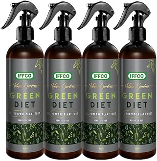 IFFCO Urban Gardens - Green Diet - 2 Litre - Organic Plant Food For Potted Indoor & Outdoor plants, Balanced Macro & Micro Nutrients, Ready to Use Spray