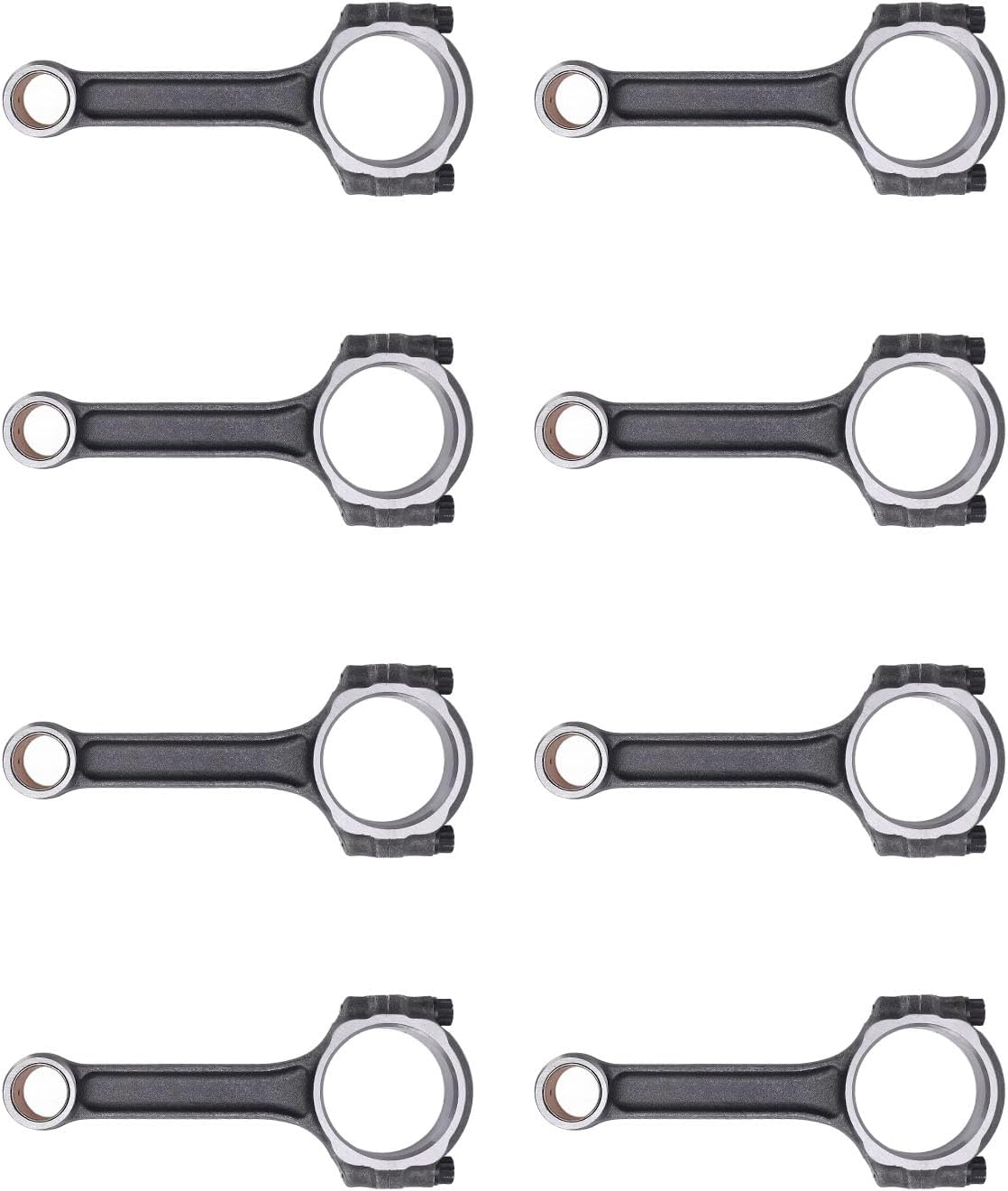 I Beam Connecting Rods 6 000in Replacement for 350 CE274 1005 PC41109 5140 Chromoly Steel Engine Connecting Rod Set with High Strength Design for Enhanced Performance