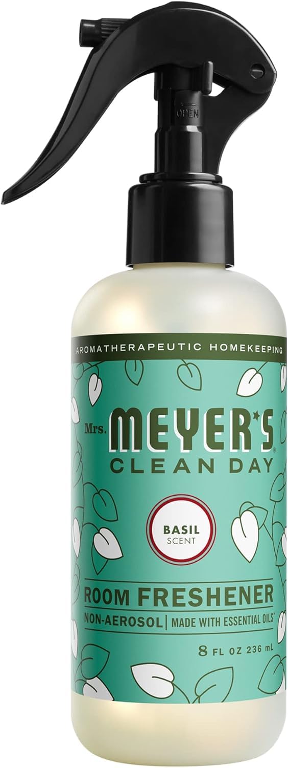 Mrs. Meyer's Clean Day Room Freshener, Basil, 8 Fl Oz