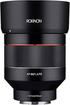 ROKINON キャノンマウント　85mm F1.4 cinema用 Amazon.com : Rokinon AF 85mm F1.4 Auto Focus Lens for Sony E