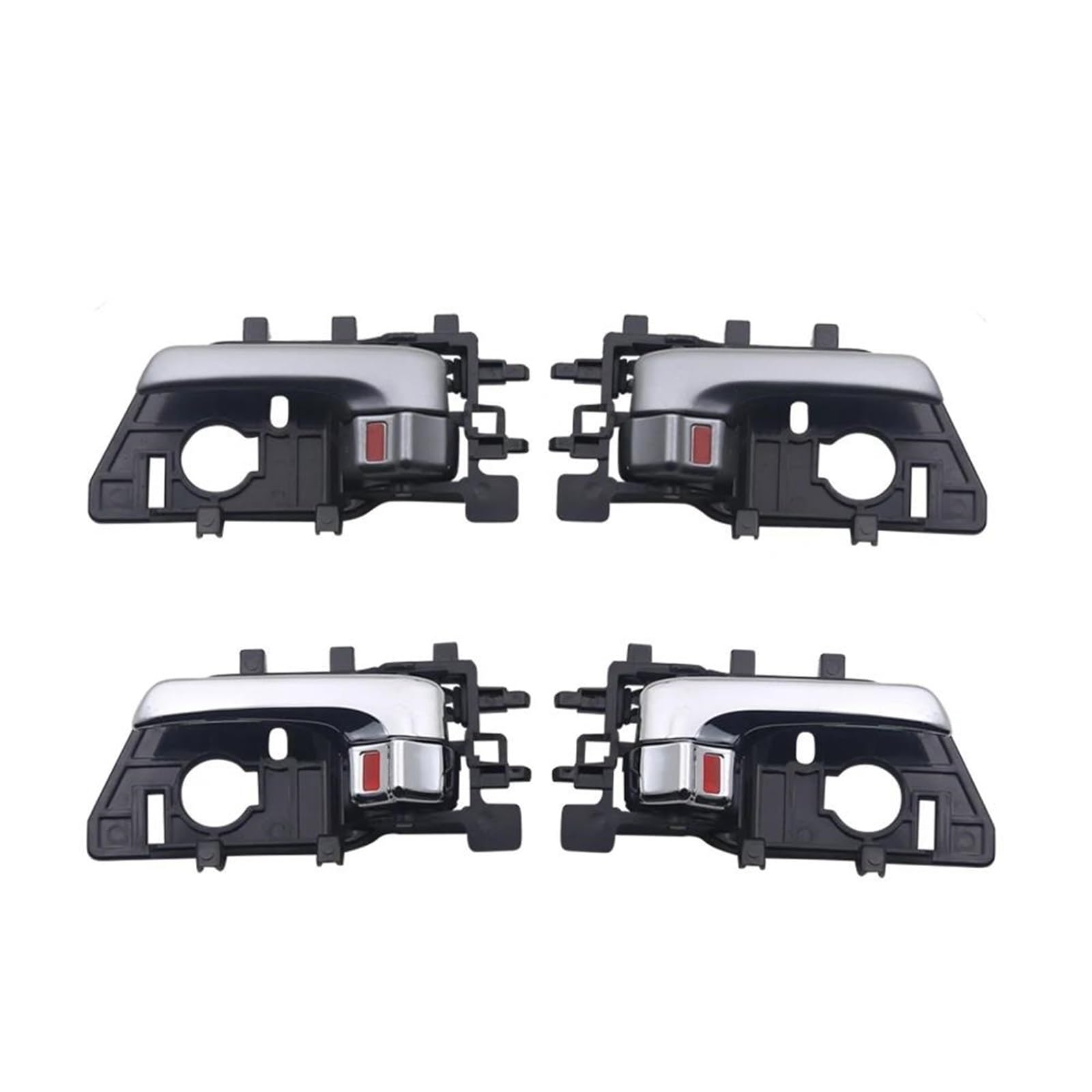 SLIMES Door Handle Car Interior Inner Door Handle for KIA for Forte Sedan 2010-2013 for Koup 2010-2013 for Cerato 2009-2013(Titanium 4PCS A Set)