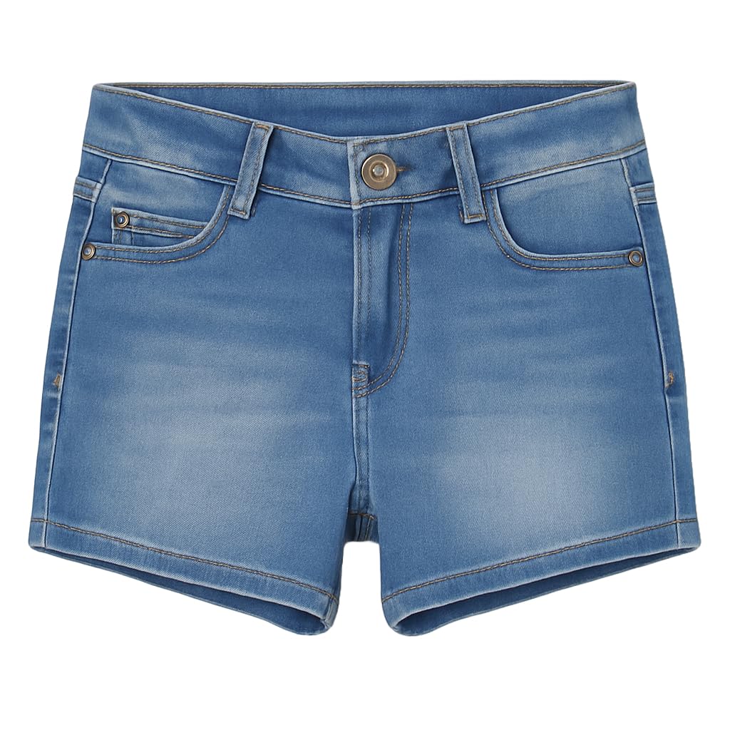 Mayoral Pantaloncino Short Jeans per Ragazza - Stile e Comfort per L'Estate 235 (età 14 Anni, vestibilità Regular, Colore Chiaro)