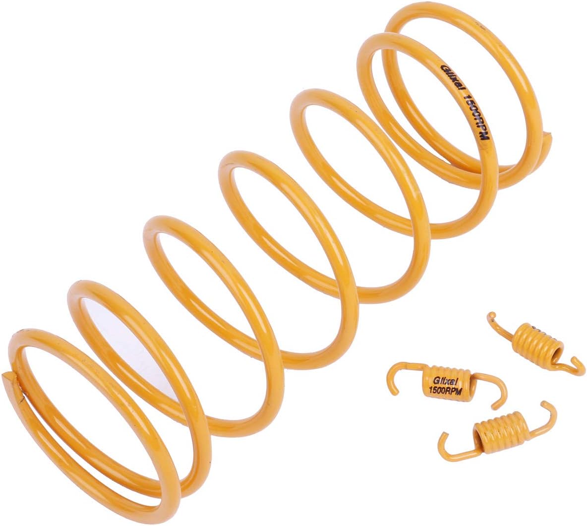 Glixal ATKS-03905 High Performance Racing Moped ATV Scooter Torque Spring with Clutch Springs for GY6 125cc 150cc 157QMJ 152QMI Engine (1500RPM,Yellow)
