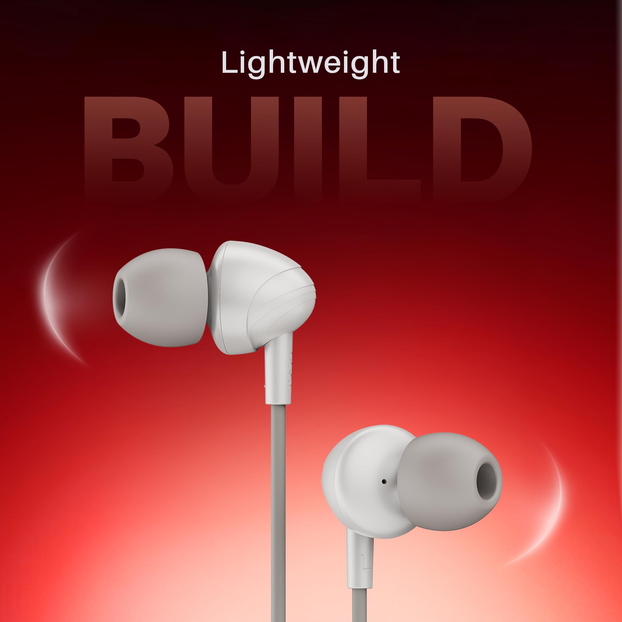 boAt BassHeads 210 Wired Earphones with 10mm Drivers, Signature Sound, in-Line Microphone, 3.5mm Jack, Voice Assistant & 120cm Cable (Off White) — Amazon image 4