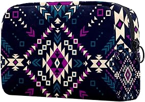 Tribal Navajo Aztec Geometric Pattern Makeup Bags Portable Tote Cosmetics Bag Travel Cosmetic Organizer Toiletry Bag...