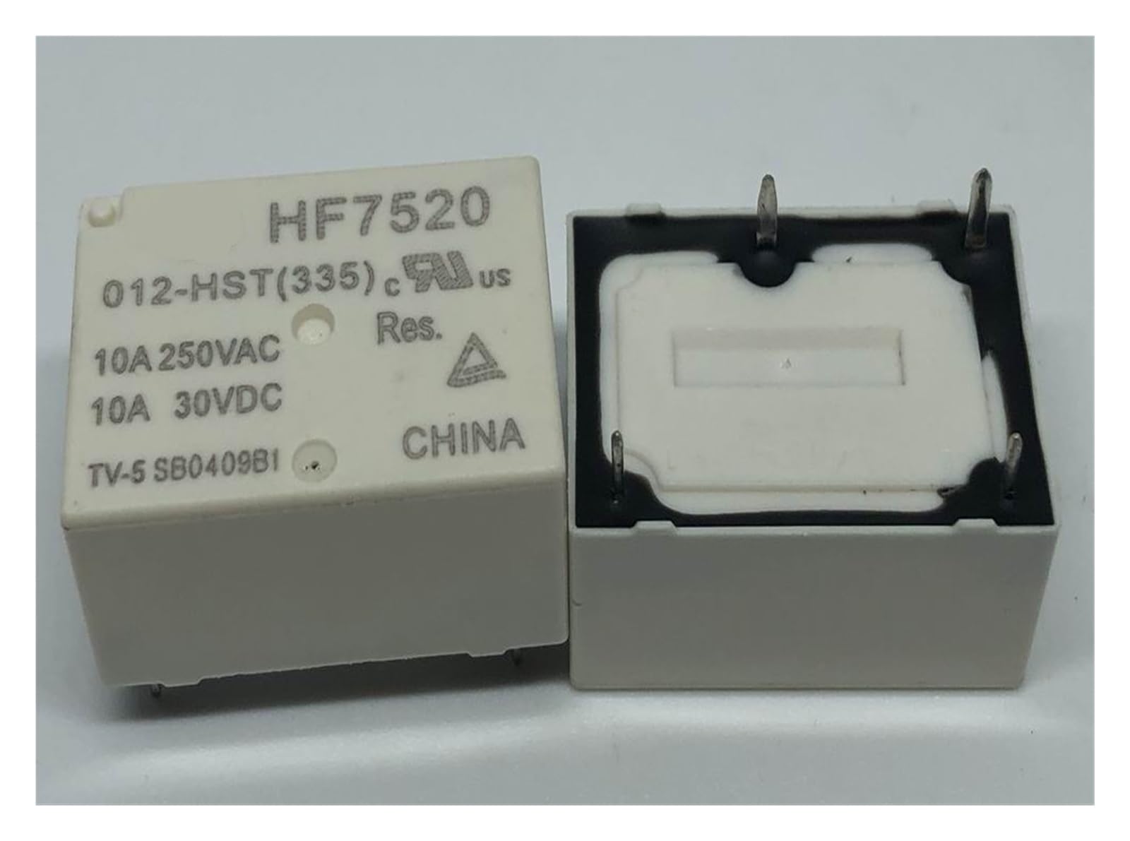 Relais HF7520 NISZA 16A 4 broches miniature interrupteur de puissance