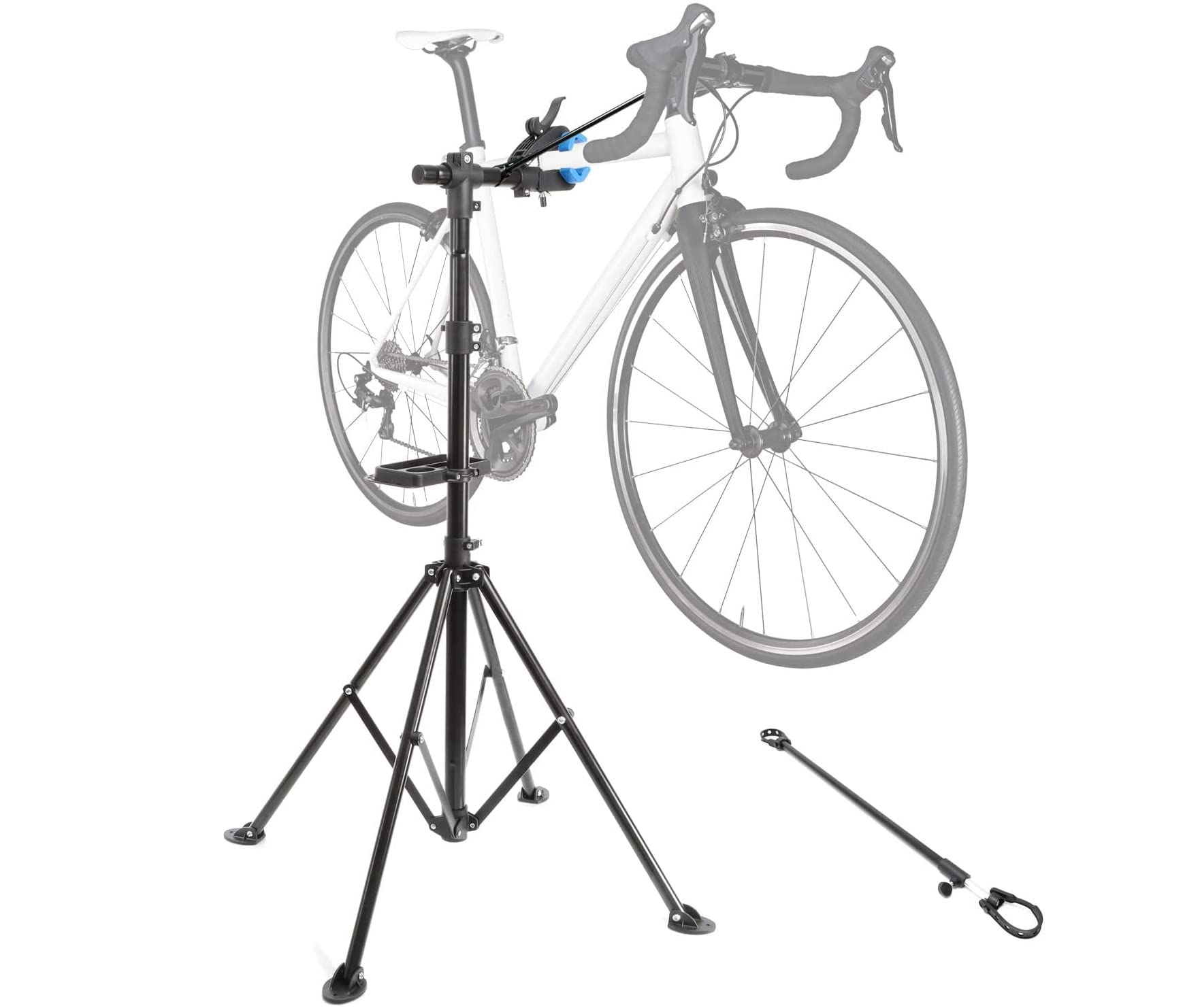 DED Soporte para revisión y reparación de Bicicleta Altura Ajustable Giratorio 360° Caballete Montaje universal Taller Bici. Hasta 30kg