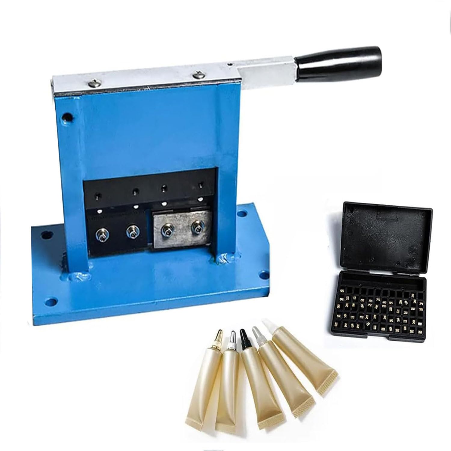 Manual Heavy Duty Aluminum Laminate Tube Crimping Sealing Machine Tube Sealer with Date Letter Coder Ointment Tube Sealer