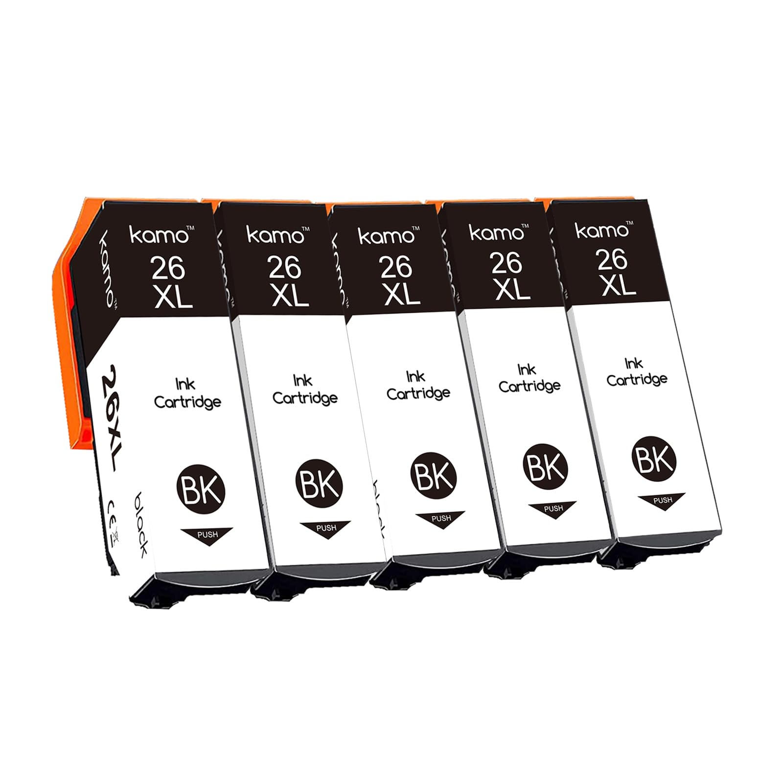 kamo 26XL (5er-Pack) Multipack Druckerpatronen Kompatibel mit Epson 26 XL - für Expression Premium XP-510 XP-520 XP-600 XP-605 XP-610 XP-615 XP-620 XP-625 XP-700 XP-710 XP-720 XP-800 XP-810 XP-820