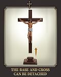 Jesus Crucifixion Building Blocks Set, Lego Religious Christian Toy Cadeau compatible pour les adultes & Les enfants, modèle d'histoire biblique pour le ministère de l'Église, 588 PCS