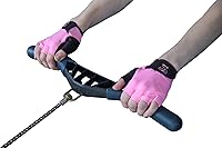Hornet Watersports Light Pink Women's Rowing Gloves - Super Grip Silicone Palm for Indoor Rowing, Kayak, SUP, Sculling & Watersports