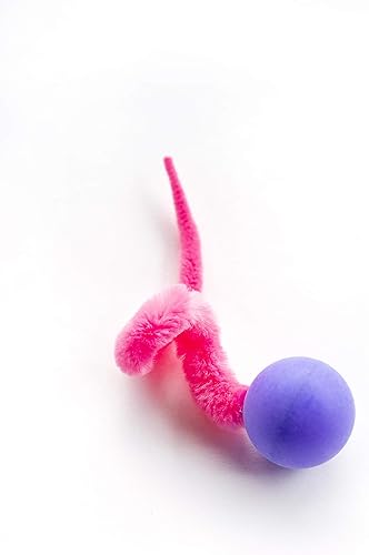 Miniatura 4 de Dezi Roo Juguete interactivo para gatos Wiggly Pong Ball 2 Pack