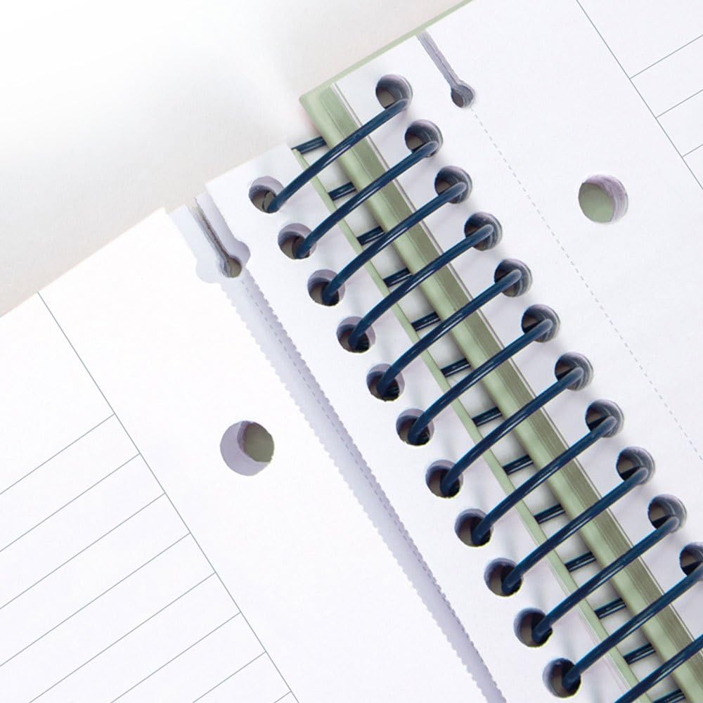 Agenda In Vera Pelle Wonderpool - Taccuino Ricaricabile Con Tasche E Carta A Pois