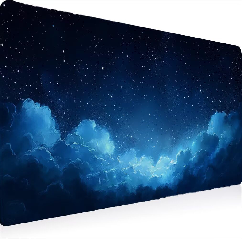 Podkładka pod mysz, podkładka pod mysz XXL 1200 x 600 podkładka dla graczy, wodoodporna gumowa podstawa, duża podkładka pod mysz do gier na biurko szyte krawędzie wodoodporna antypoślizgowa pulpit