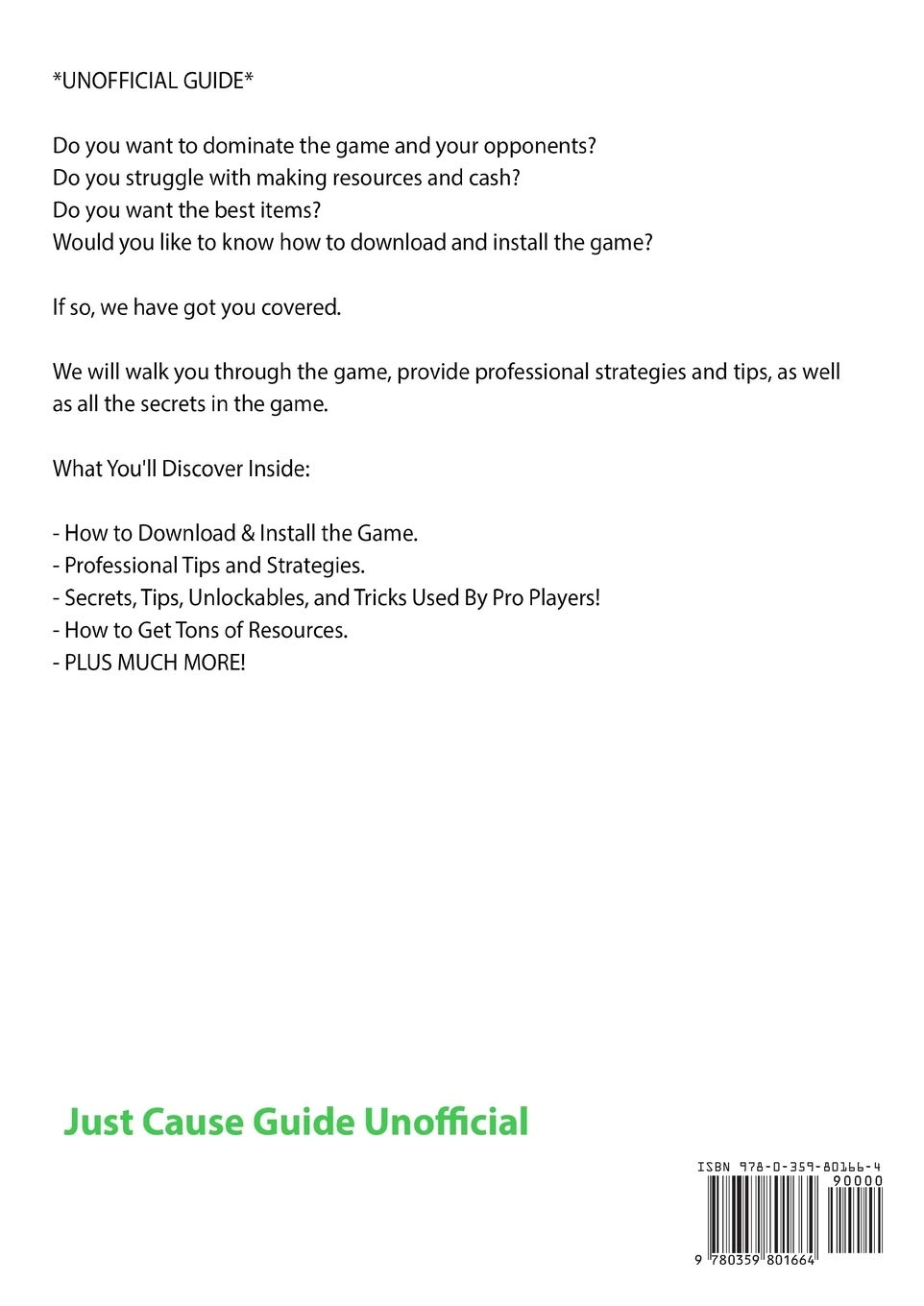 Just Cause 4 Game, Xbox One, DLC, Multiplayer, PS4, Maps, Gameplay, Locations, Achievements, Tips, Jokes, Guide Unofficial