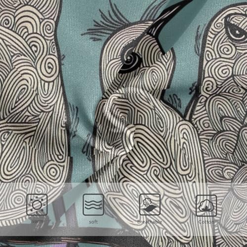 Girls Underwear Toddler 2t Cotton Panties Little Girl Cartoon Undies Kids Briefs Whimsical Birds Teal3