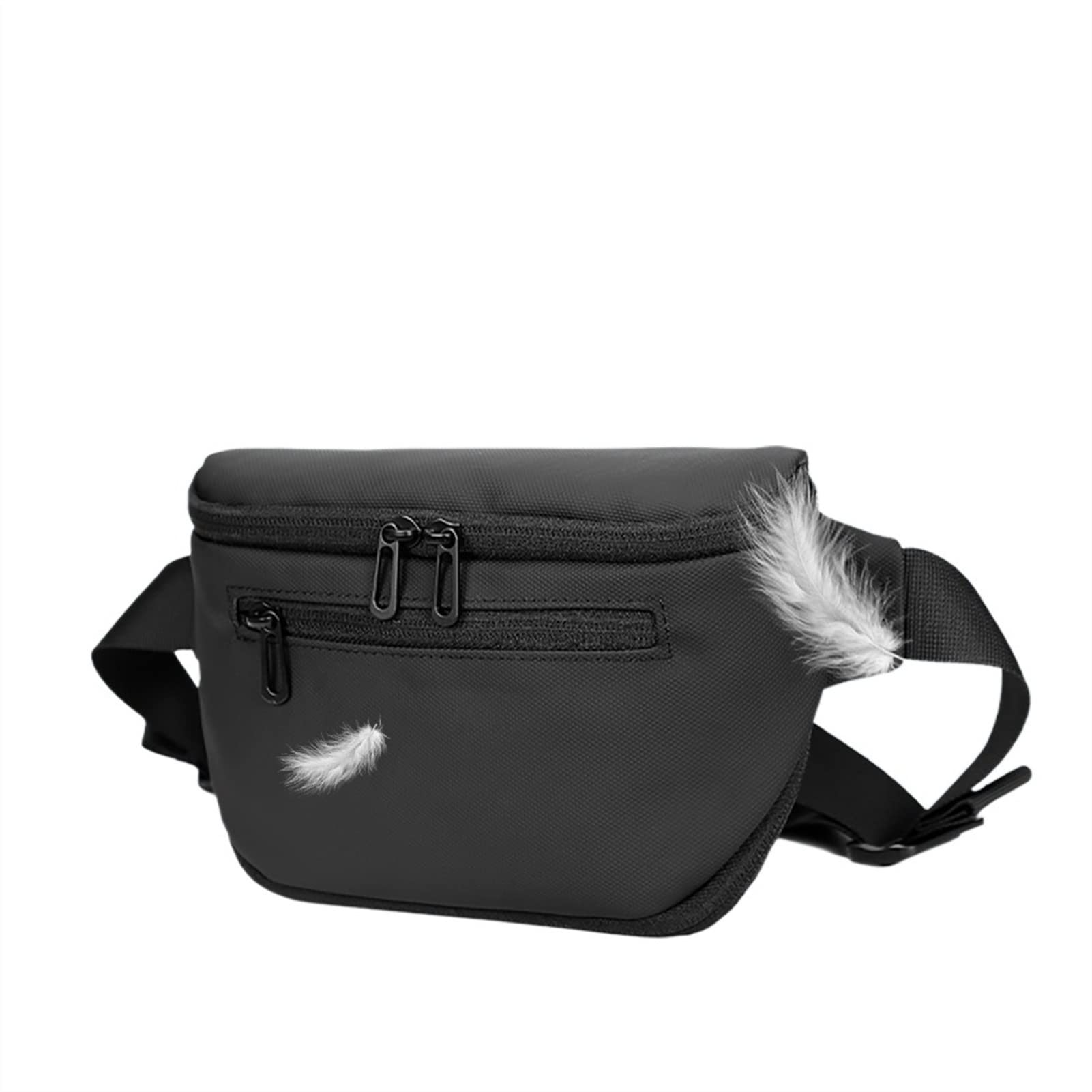 Męska torba crossbody nerka torebka torba na talię bieganie jazda na rowerze plecak podróż telefon ramię pas biodrowy torebka dla mężczyzn, Czarny, Jeden rozmiar