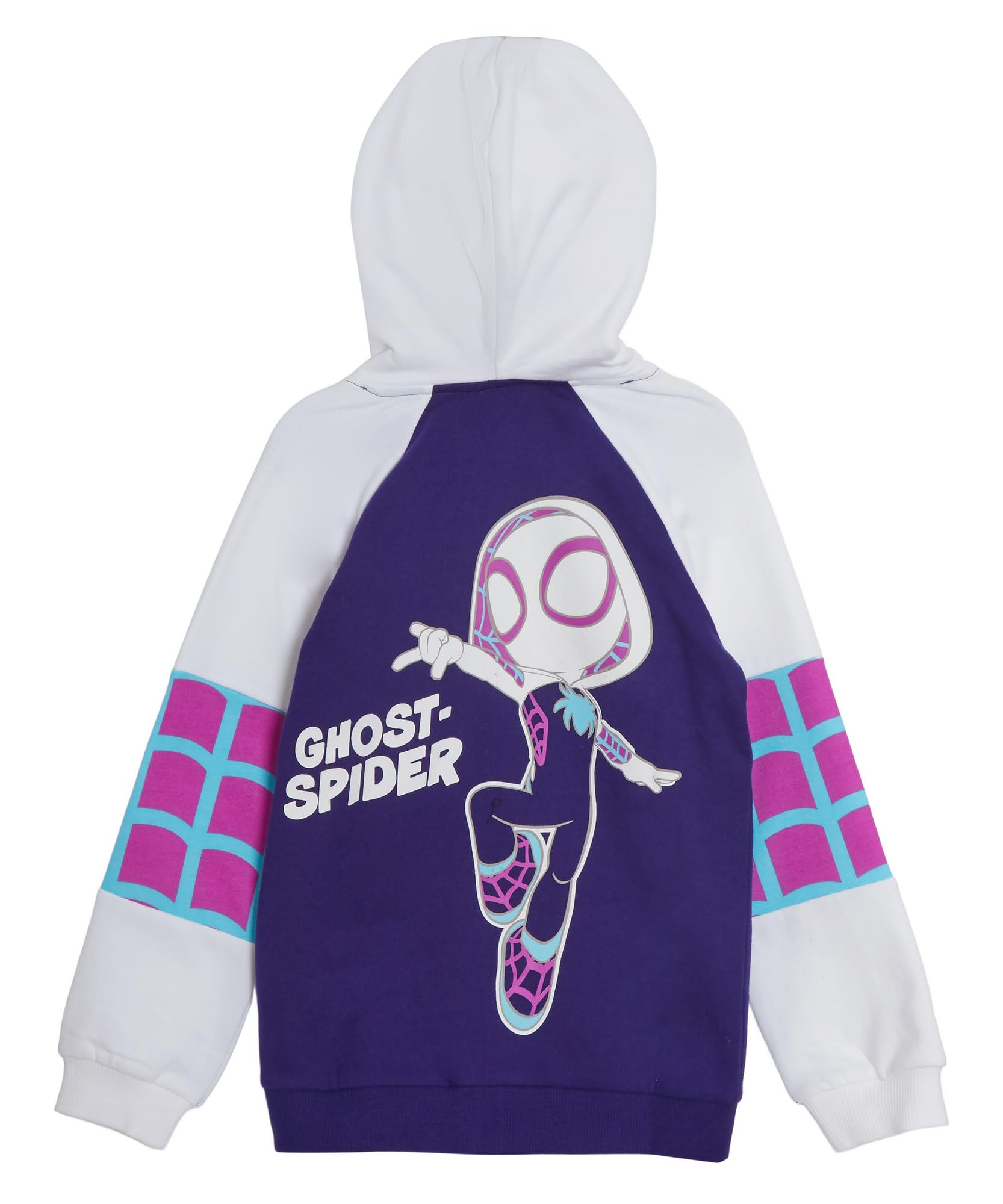 Dziecięca bluza z kapturem Spidey i jego niesamowici przyjaciele przebranie bluzy z kapturem kurtki zapinane na zamek Miles Morales Duch Pająk lub Spidey