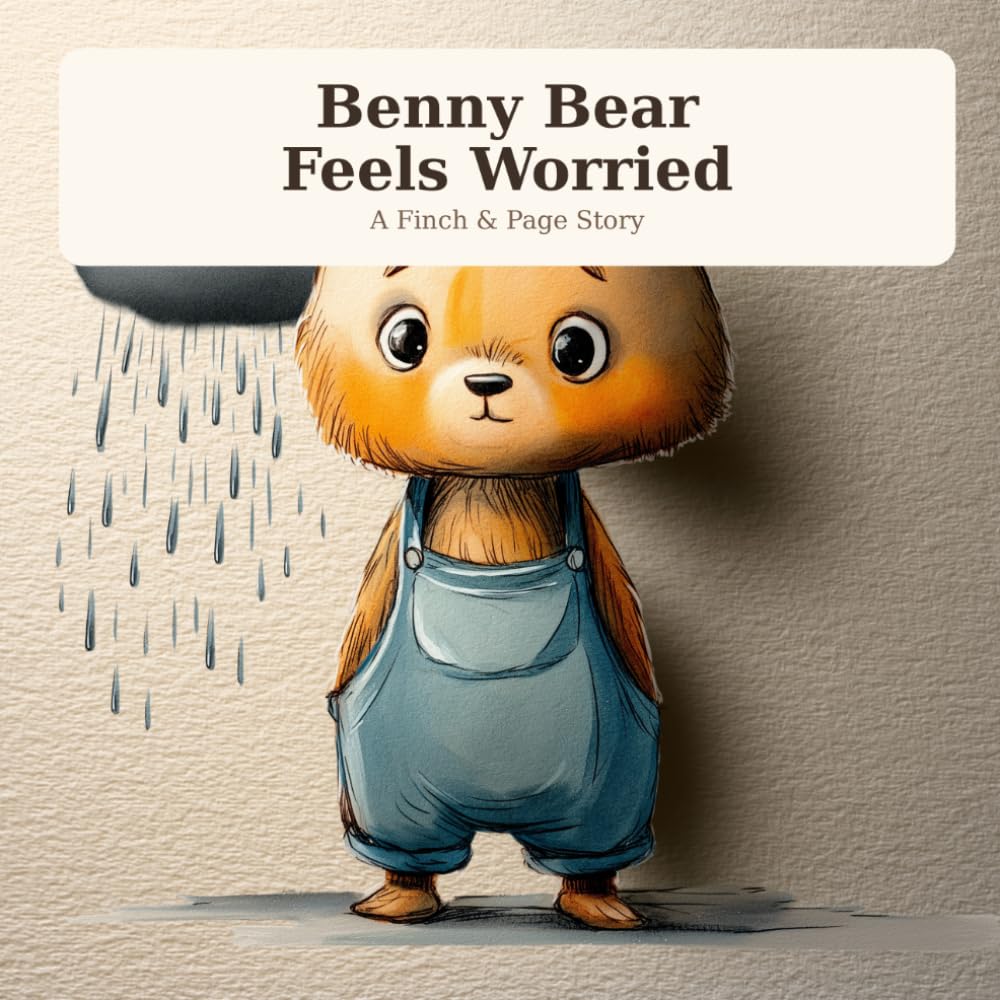 Benny Bear Feels Worried: A Gentle Picture Book About Worry and Feeling Safe Again (Ages 2–5) (Benny Bear — Big Feelings)